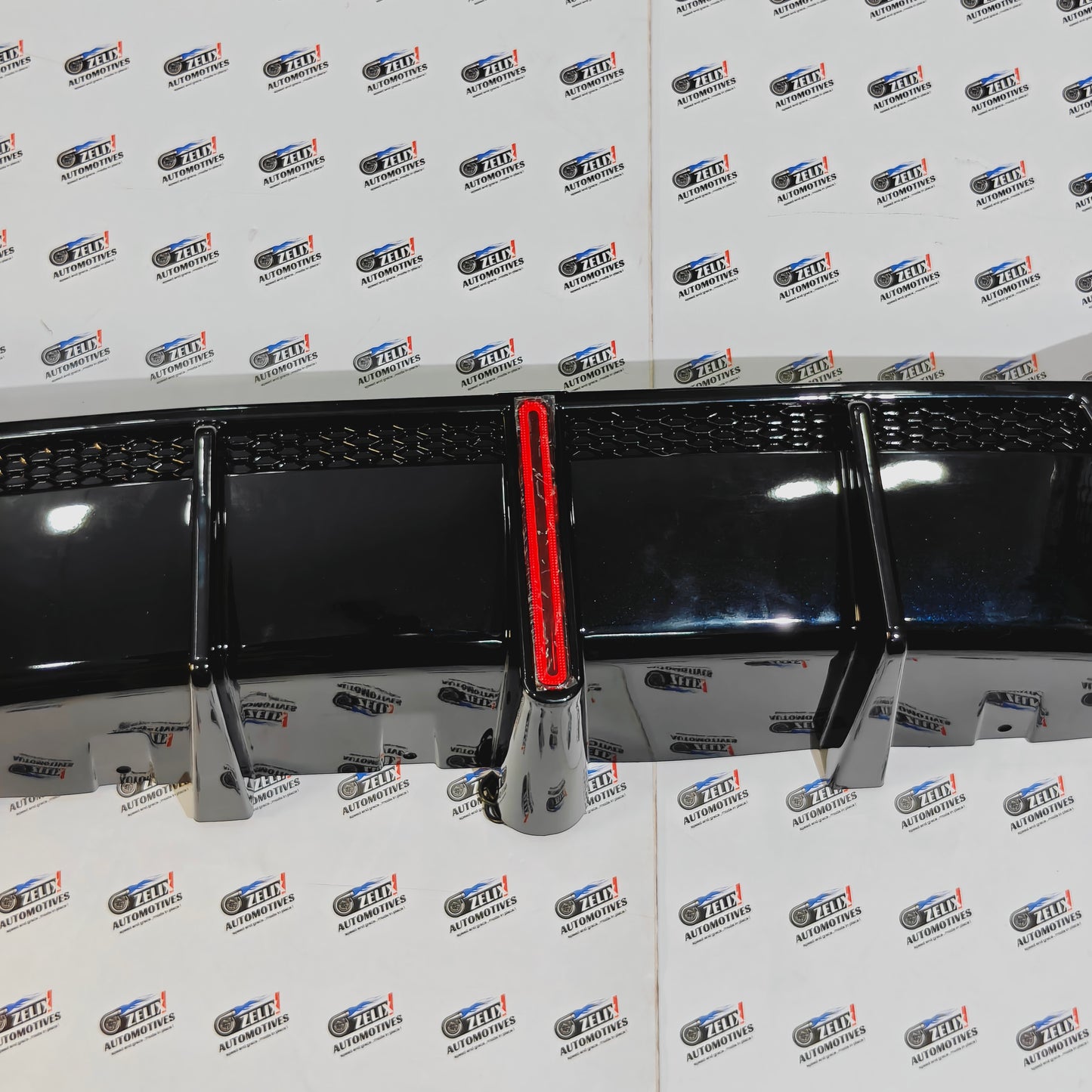 Rear Bumper Diffuser For BMW 5-Series G30 & G38 With Canards | V-TEN