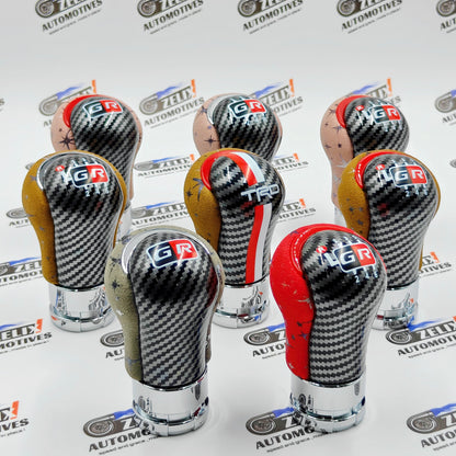 GR-Sports Alcantara Gear Knob | Compatible For Toyota Cars
