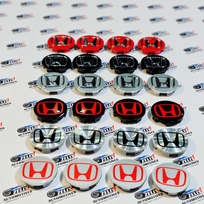 Honda Wheel Center Caps Set of 4 | Outer Diameter 68 & 69 mm