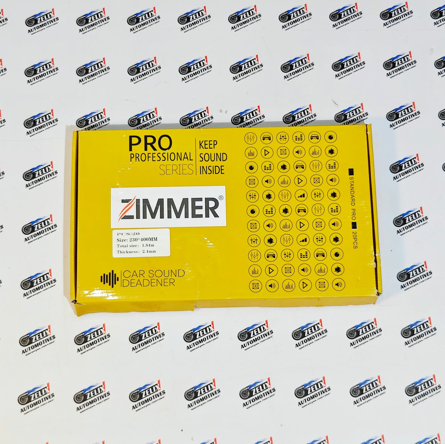 Zimmer Pro-Series Damping Sheets (20pcs) | Reduce Vibrations