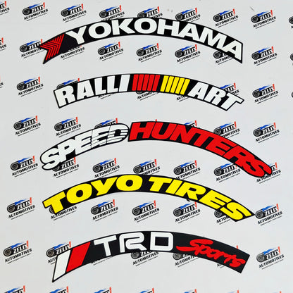 Car Tyre Stickers