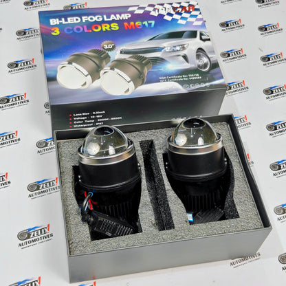 IPH-M617  Single-Color Fog Lamps 3-Inch | Bi-Xenon White LED Projector