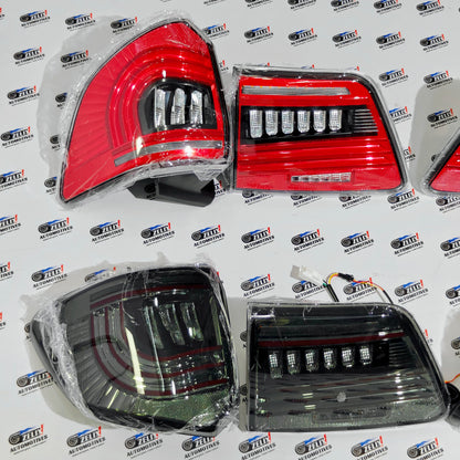 Toyota Fortuner Type-2 Dodge-Style LED Tail Lights (2012-2016)