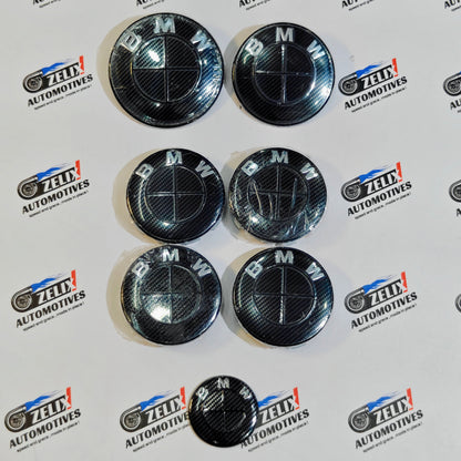 BMW Complete Emblem Kit Set of 7 | Exterior & Interior