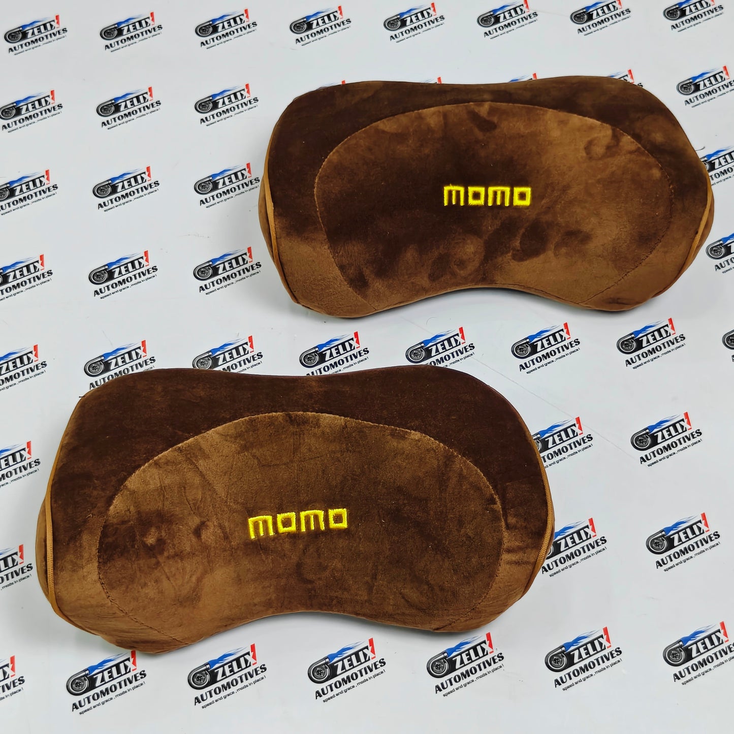Momo Memory Foam Car Neck Rest Cushion (Pair)