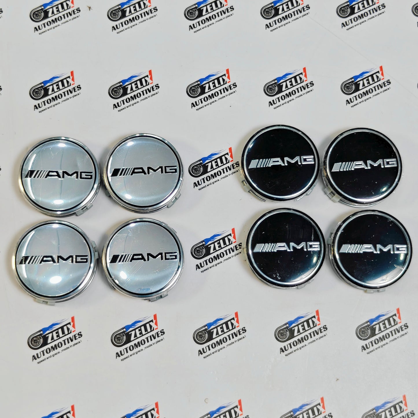 Mercedes AMG Wheel Caps | Outer Diameter 75.8-mm