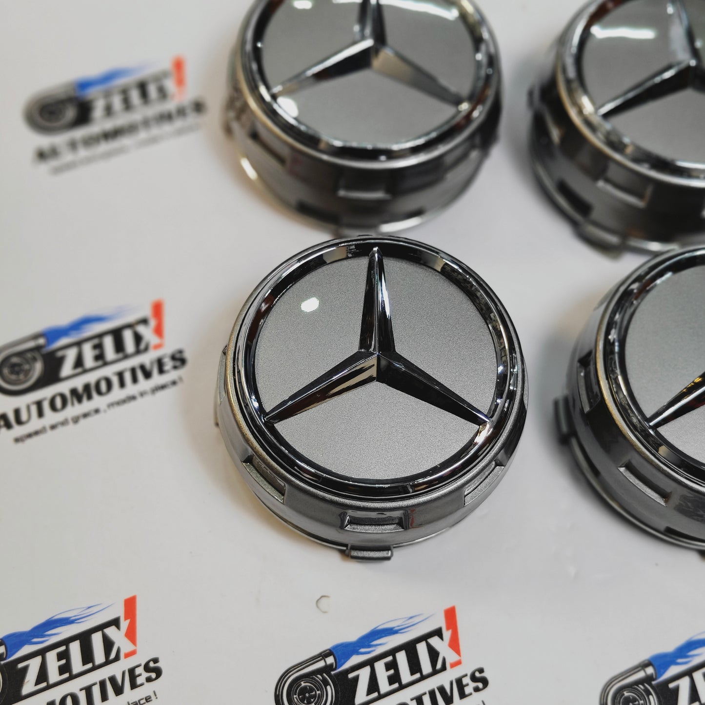 Mercedes Wheel Caps | Outer Diameter 74.8-mm