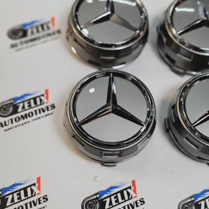 Mercedes Wheel Caps | Outer Diameter 74.8-mm
