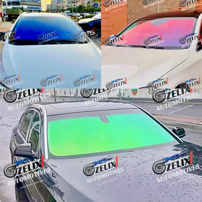 Chameleon Windshield Tint Film (1.5-Meter) | Green,Blue,Pink