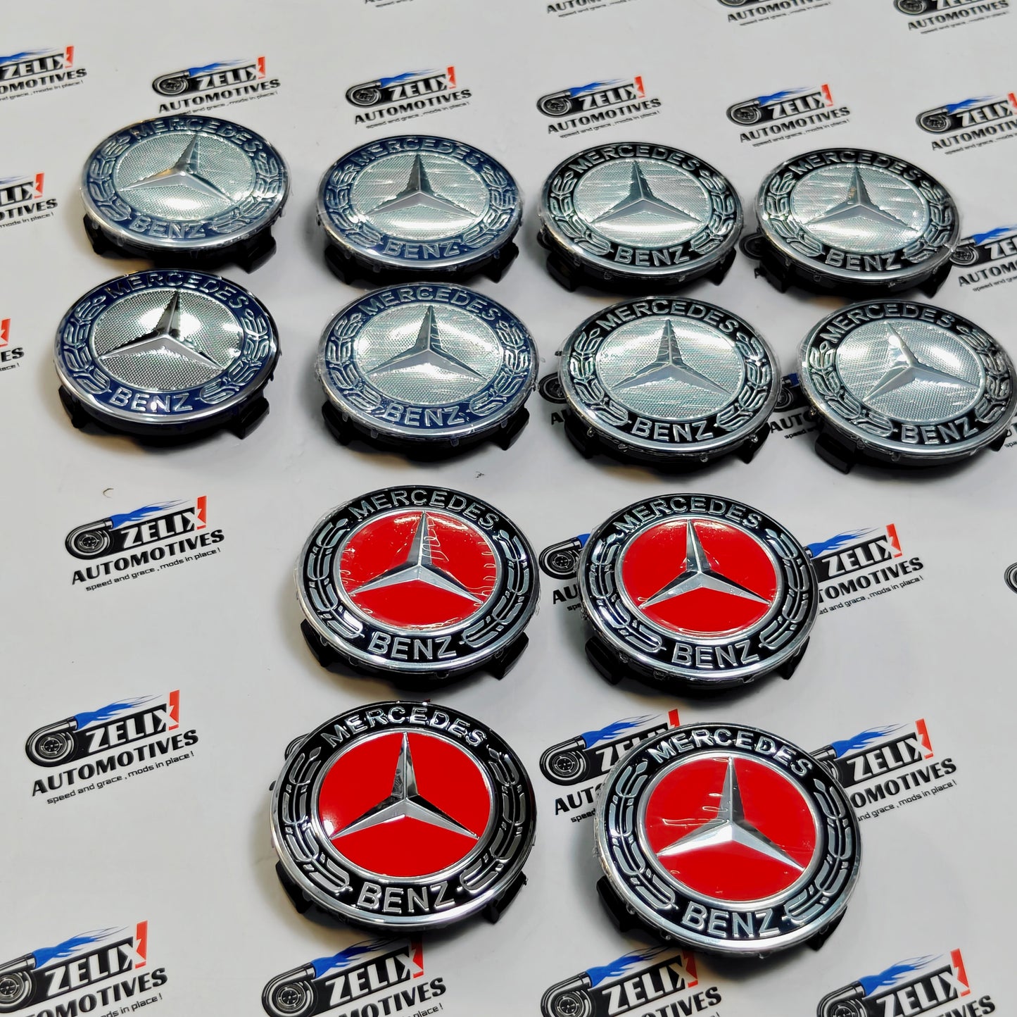 Mercedes Wheel Caps | Outer Diameter 74-mm