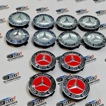 Mercedes Wheel Caps | Outer Diameter 74-mm