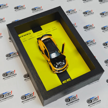 3D Car Wall Frame with Functional Doors, Bonnet & Rear Trunk