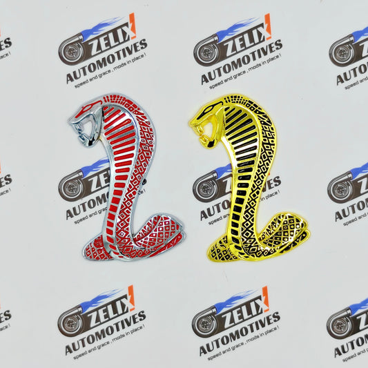 Shelby Cobra Car Stickers | Metallic Finish