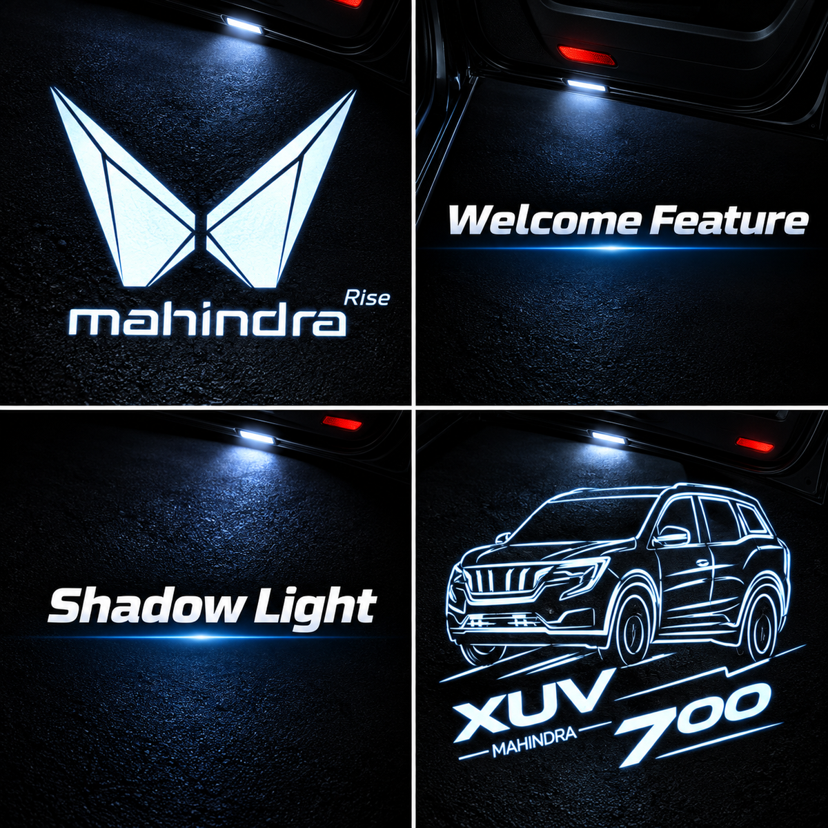 Cardi Welcome Light for Mahindra XUV700 | Plug & Play