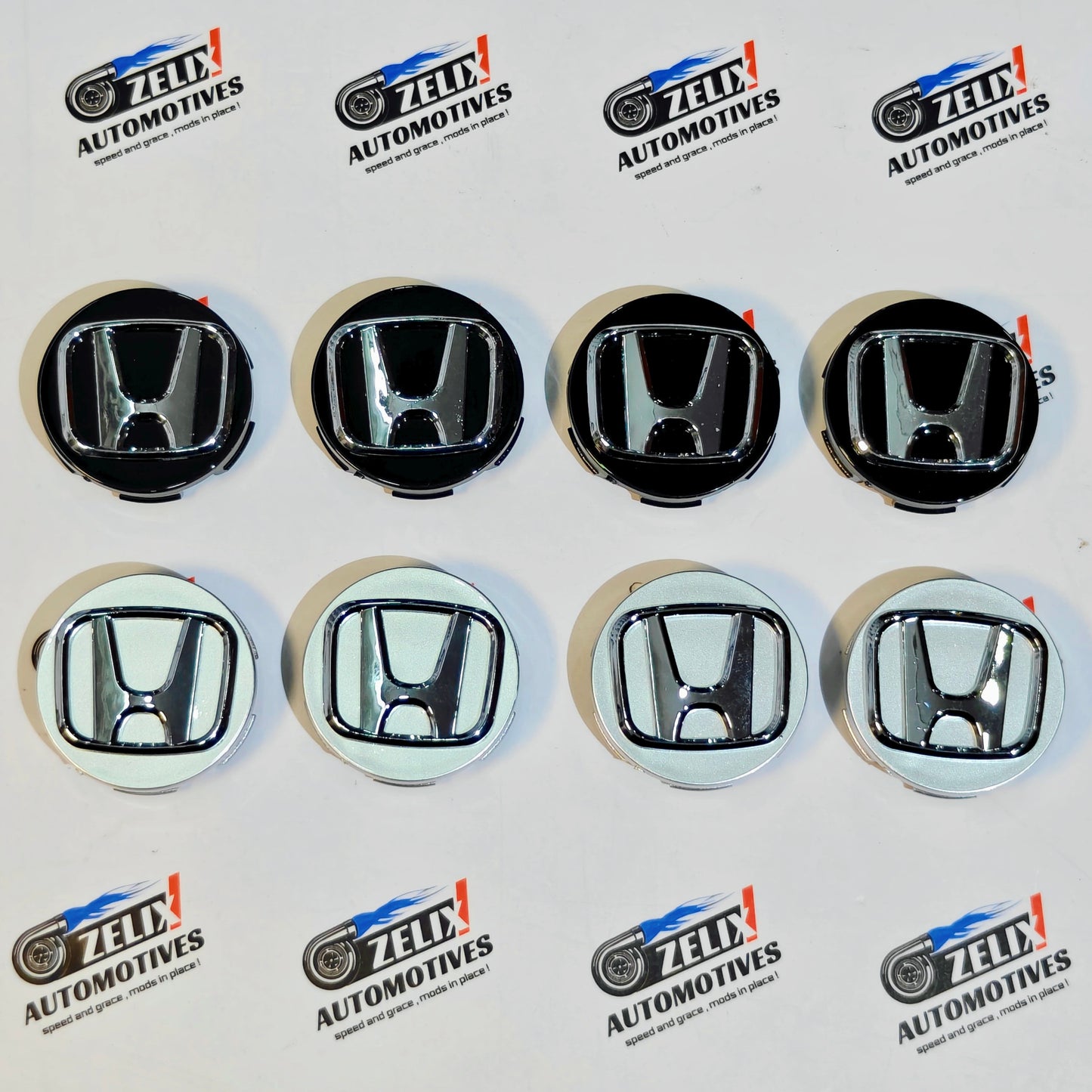 Honda Wheel Center Caps Set of 4 | Outer Diameter (58mm)