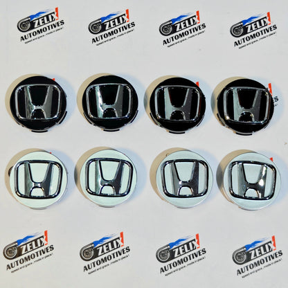 Honda Wheel Center Caps Set of 4 | Outer Diameter (58mm)