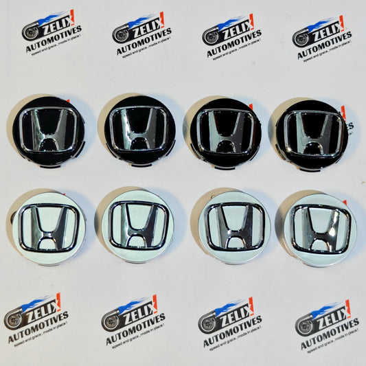 Honda Wheel Center Caps Set of 4 | Outer Diameter (58mm)