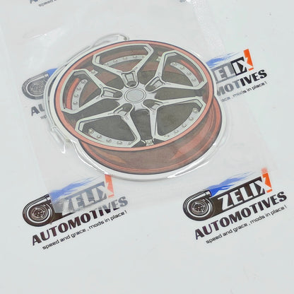 Car Mirror Hanging Perfumes Alloy Wheel Design Collection