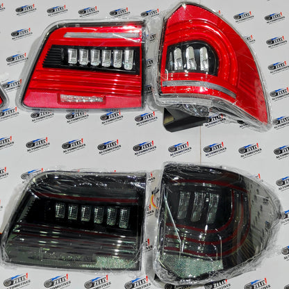 Toyota Fortuner Type-2 Dodge-Style LED Tail Lights (2012-2016)