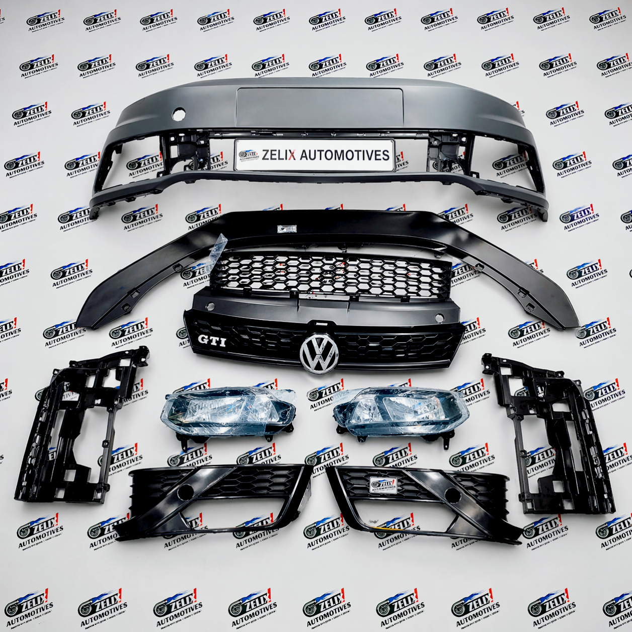 VW Polo GTI-Style Front Body Kit | Compatible with 2010+  Models