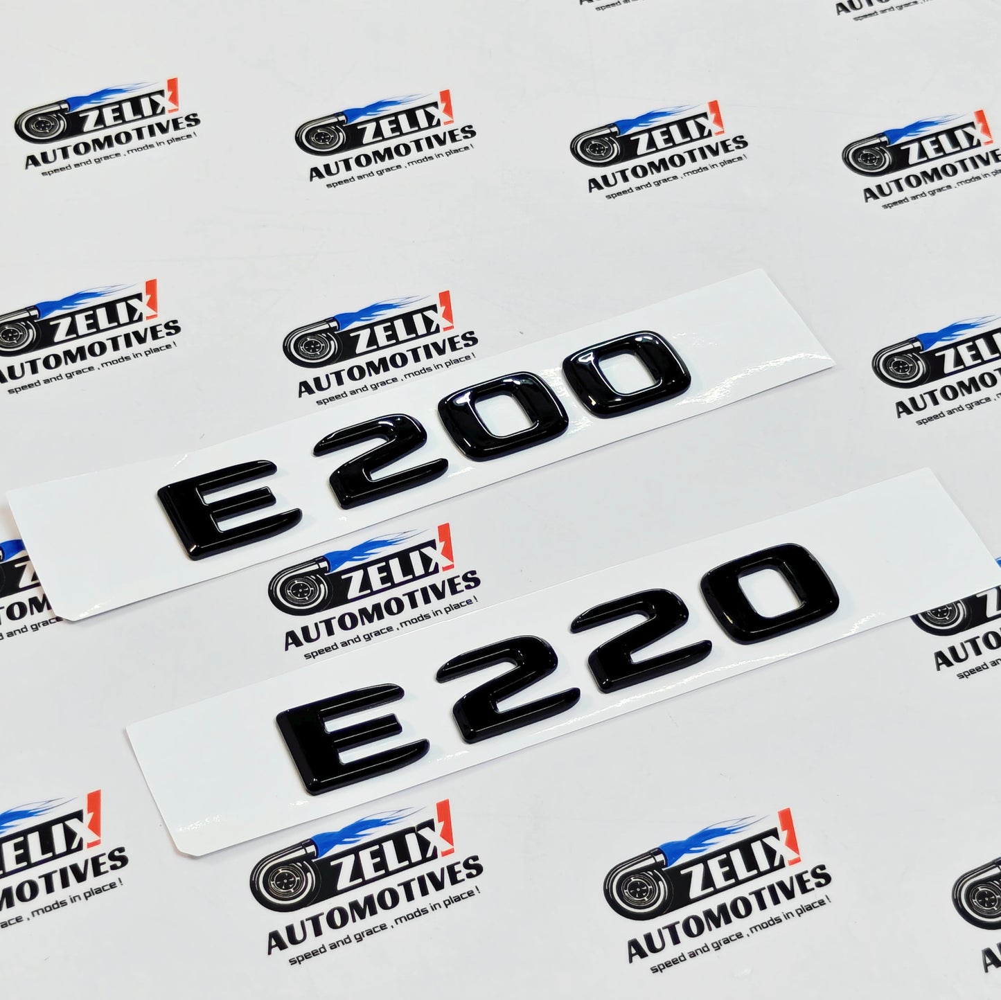 Mercedes-Benz E-Class Rear Emblems For E200 & E220
