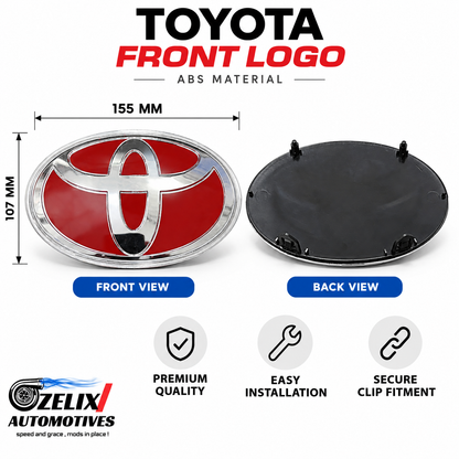 Toyota Replacement Logos (Pair) | Front & Rear