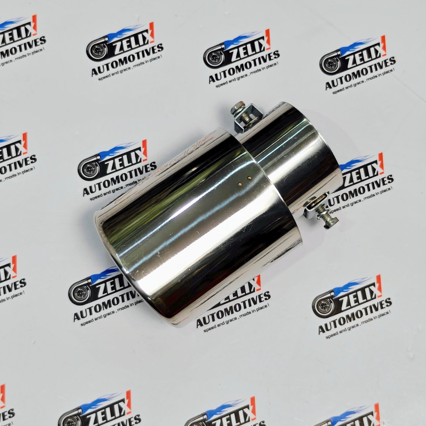 HKS-Style Single Exhaust Tip | 2.45-Inch Inlet