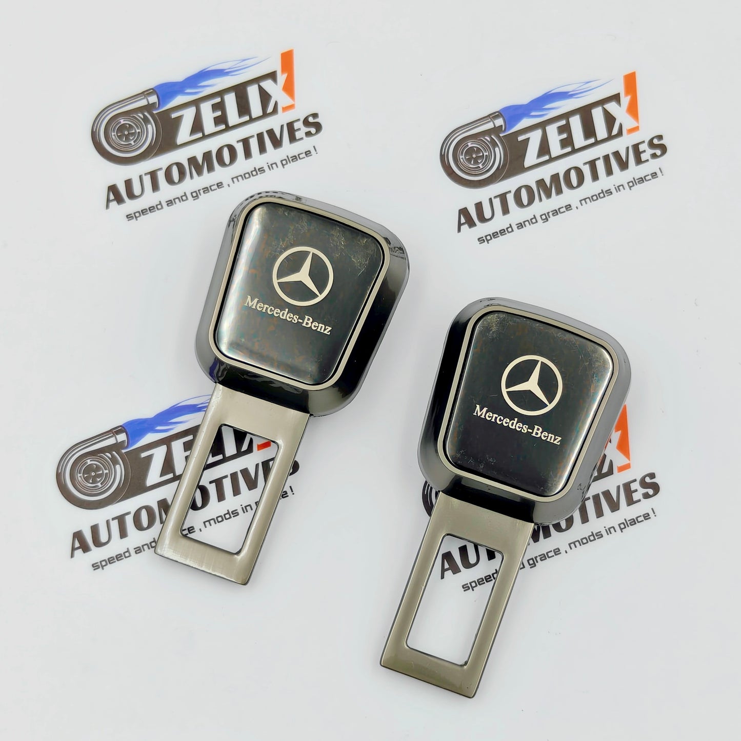 Seat Belt Buckle Clips (Pair) | Fits BMW,Mercedes & Audi