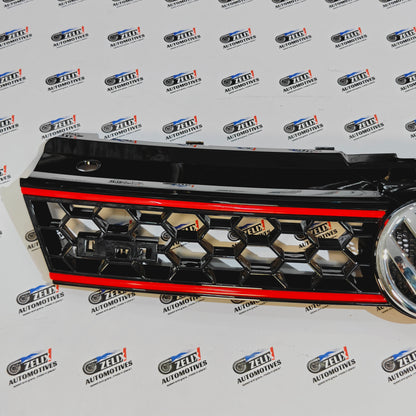 VW Polo GTI Front Grille with Dual Red Accent Lines
