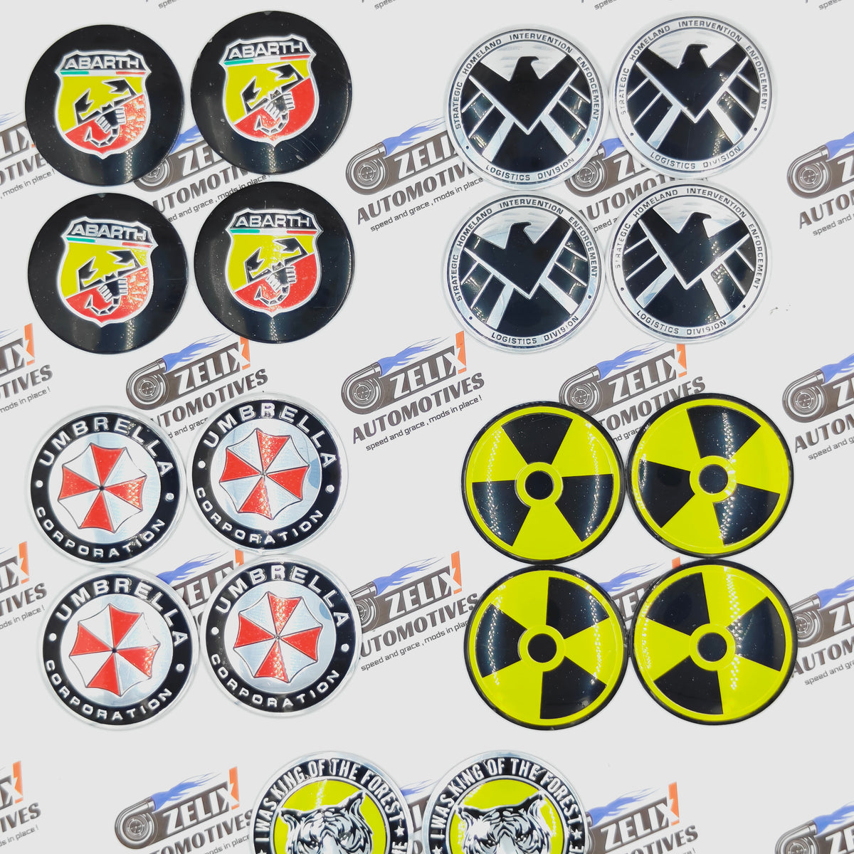 Wheel Stickers Sporty Designs | Universal Fit