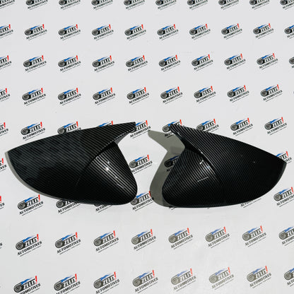 VW Virtus & Skoda Slavia Batman-Style Mirror Covers | Also Compatible with Taigun & Kushaq