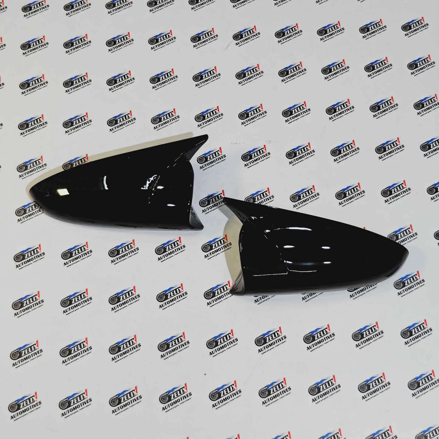 Hyundai i20 Batman Style Mirror Covers | Premium Gloss Black Finish Fits (2020–2025) Models