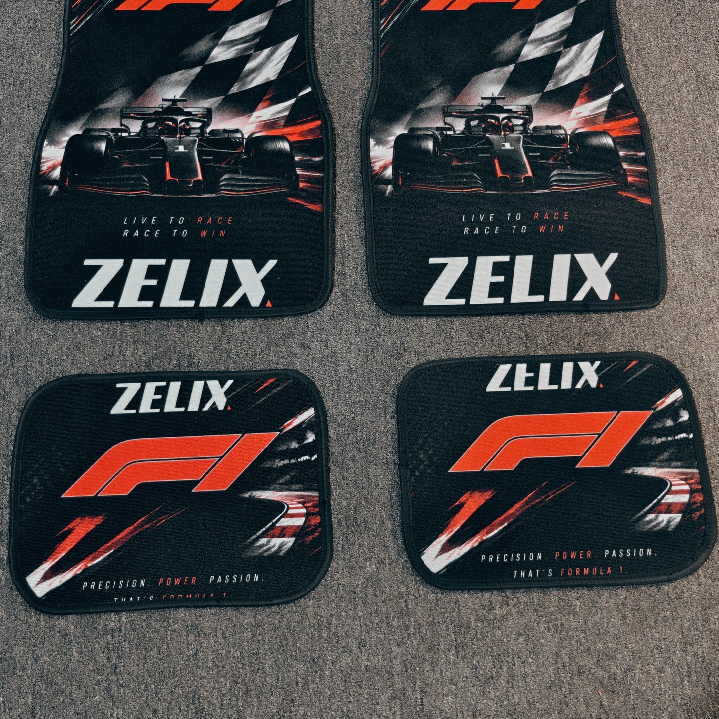 Formula-1 Inspired Car Floor Mats | Motorsport design