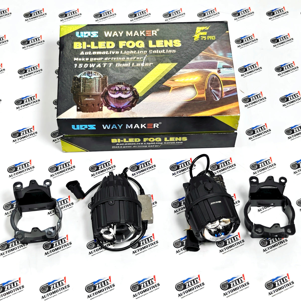 UPS Way Maker F75-Pro Bi-LED Projector Fog Lamp For Suzuki