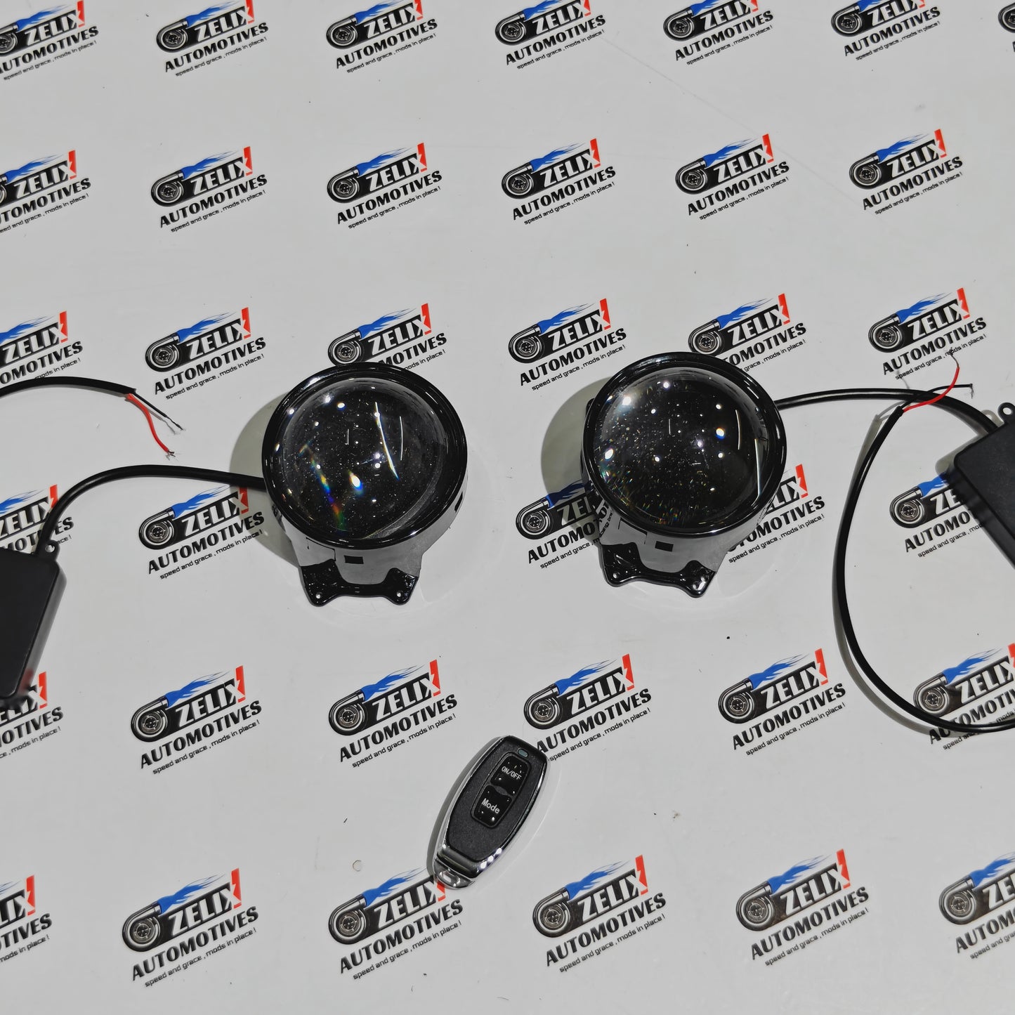Devil Eye Light LED Headlight | Fog-lamp Projectors with Remote Control