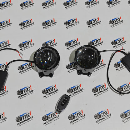 Devil Eye Light LED Headlight | Fog-lamp Projectors with Remote Control