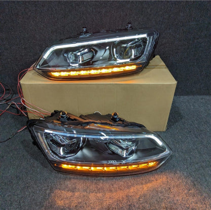 Polo Passat-Style Dual Projector Headlights | Aftermarket