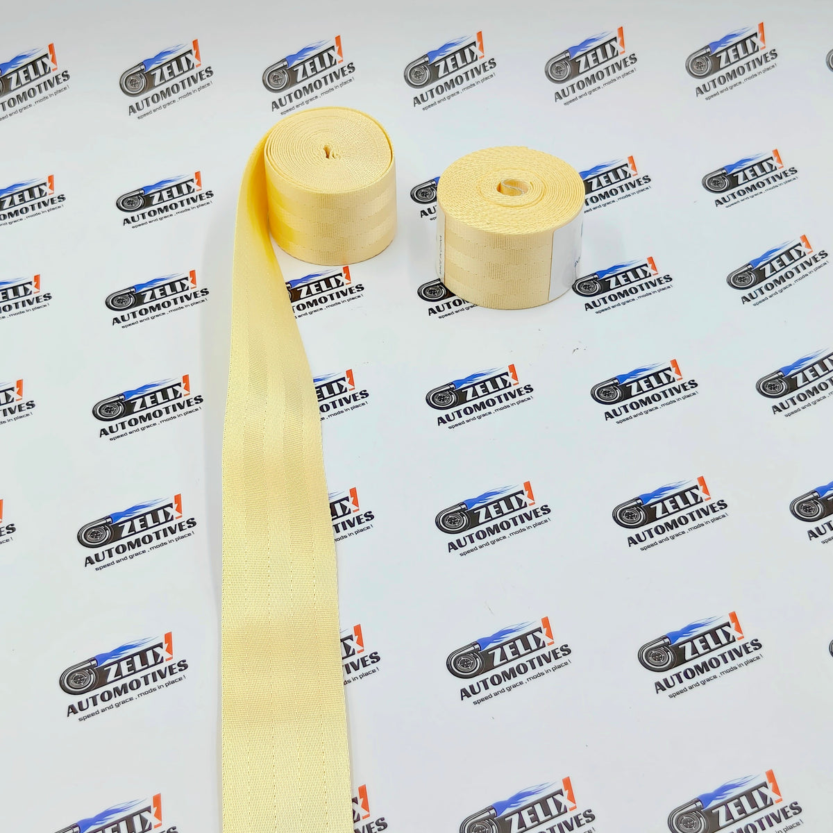 Universal Plain Seat Belts (Pair) | Enhances interior styling