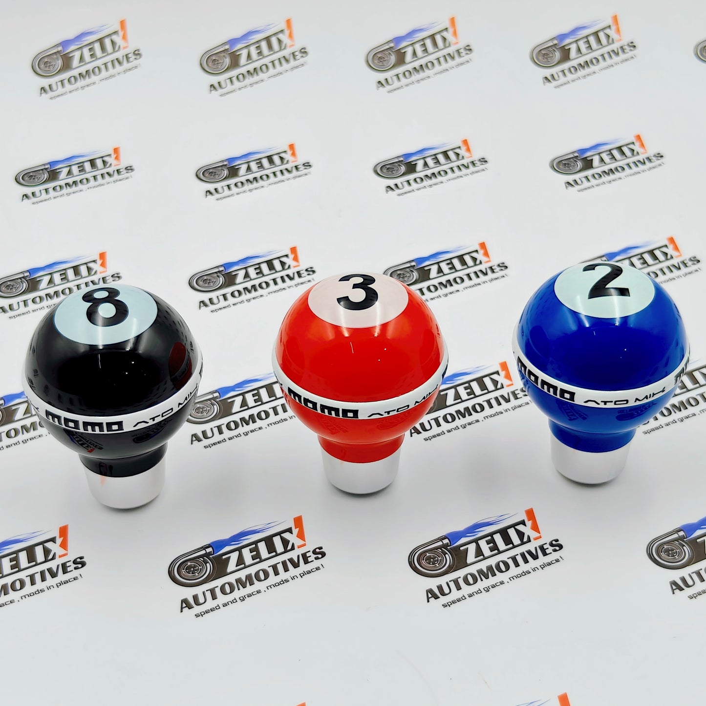 MOMO Snooker Ball Design Gear Knob | Universal Fit