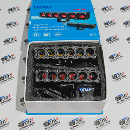 HJG 6-Lens Auxiliary Lights | 180W Mega Drive Fog Lamps