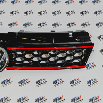 VW Polo GTI Front Grille with Dual Red Accent Lines