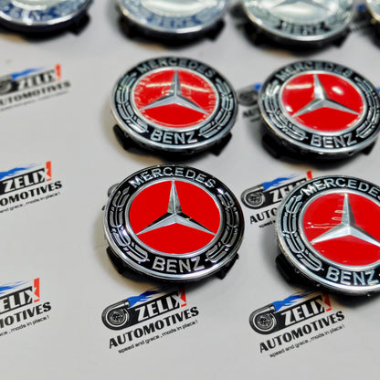 Mercedes Wheel Caps | Outer Diameter 74-mm