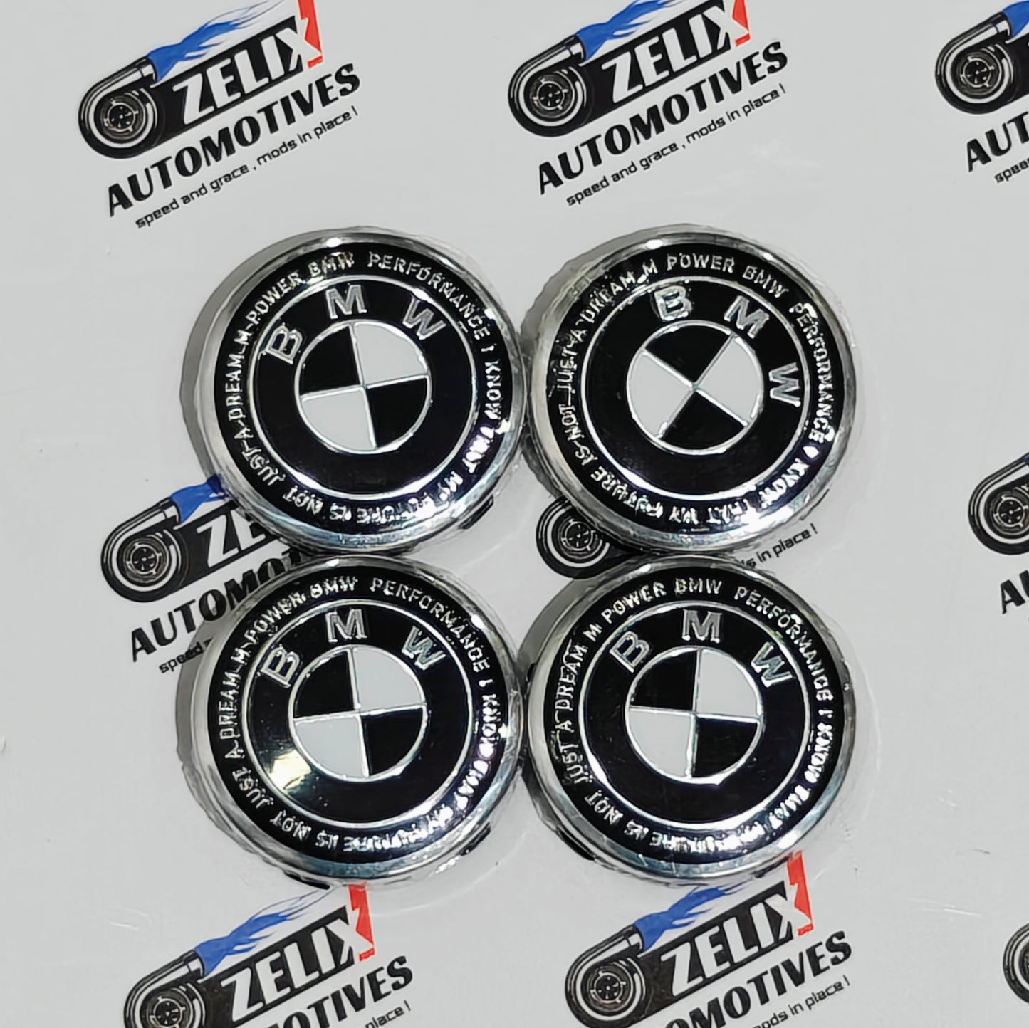 BMW Wheel Center Caps Set of 4 | Outer Diameter (68mm)