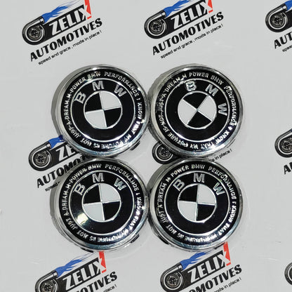 BMW Wheel Center Caps Set of 4 | Outer Diameter (68mm)