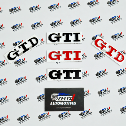 VW Polo GTI & GTD Emblems | High-quality (material)