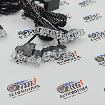 Front Grille Flasher Light Set of 8 with Remote Control | Universal Fit
