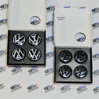 VW Floating Wheel Caps for Virtus,Golf, & Tiguan | Size (65 mm)