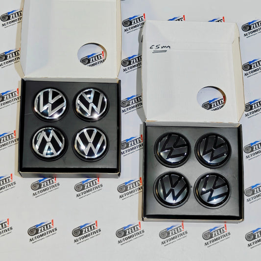VW Floating Wheel Caps for Virtus,Golf, & Tiguan | Size (65 mm)