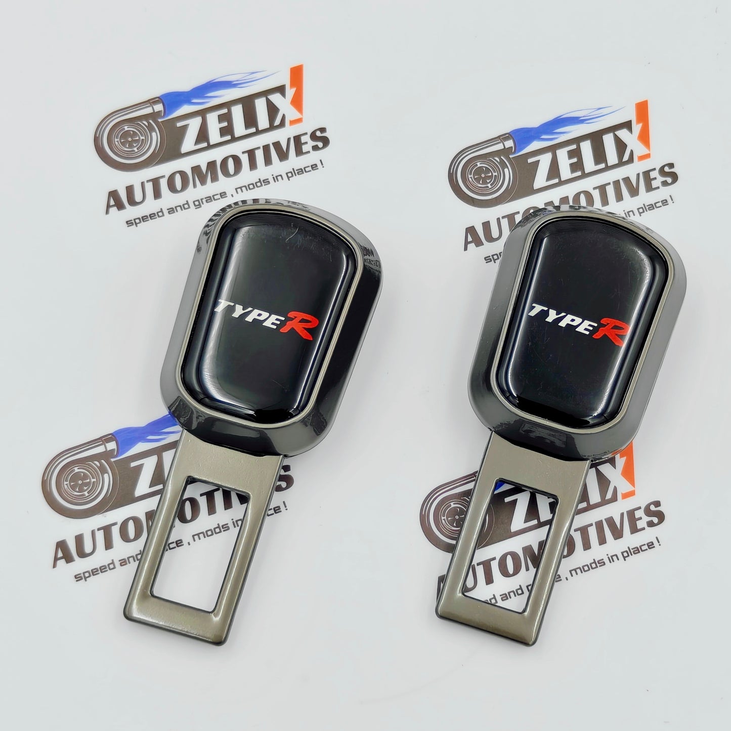 Seat Belt Buckle Clips (pair) | Multiple Designs