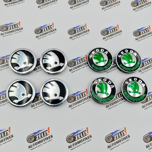 Skoda Wheel Caps | Outer Diameter 55-mm